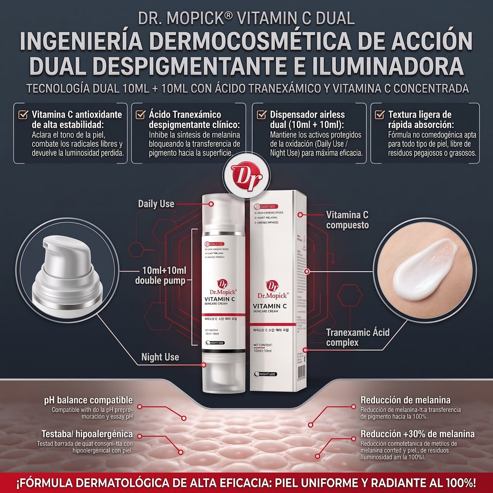Dr. Mopick® Crema Facial Aclarante Antimanchas 2