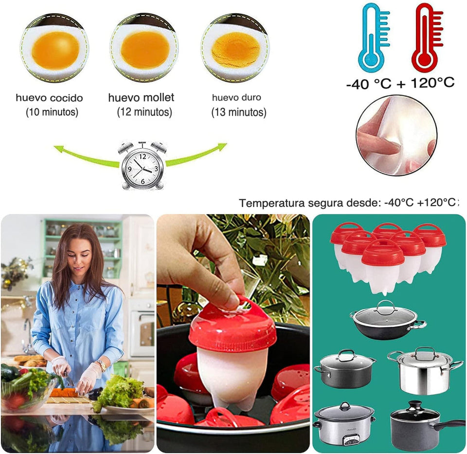 Egg™  - Set de tazas de siliconas 3