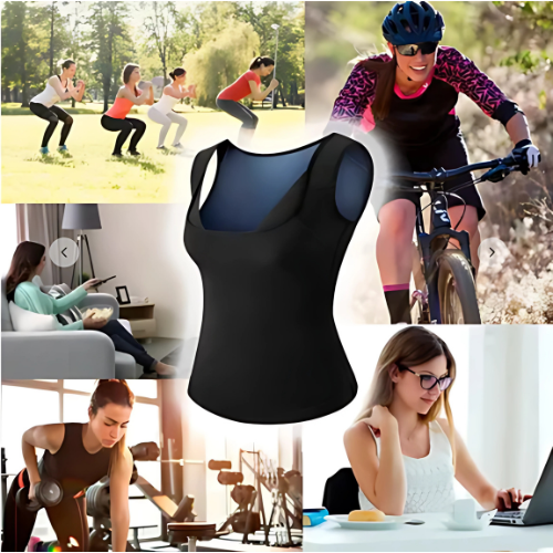 Camiseta Térmica de Sauna Femenina 2x1 3