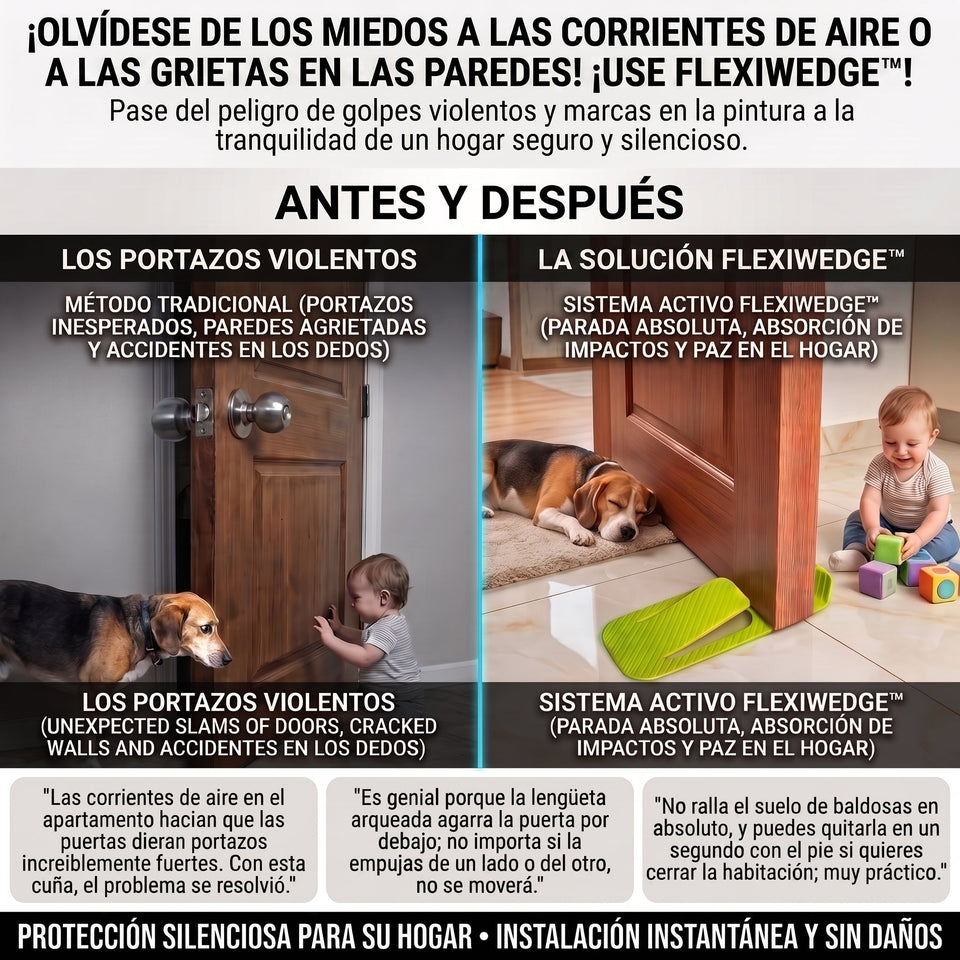 FlexiWedge™ Tope de Puerta Inteligente 2x1 1