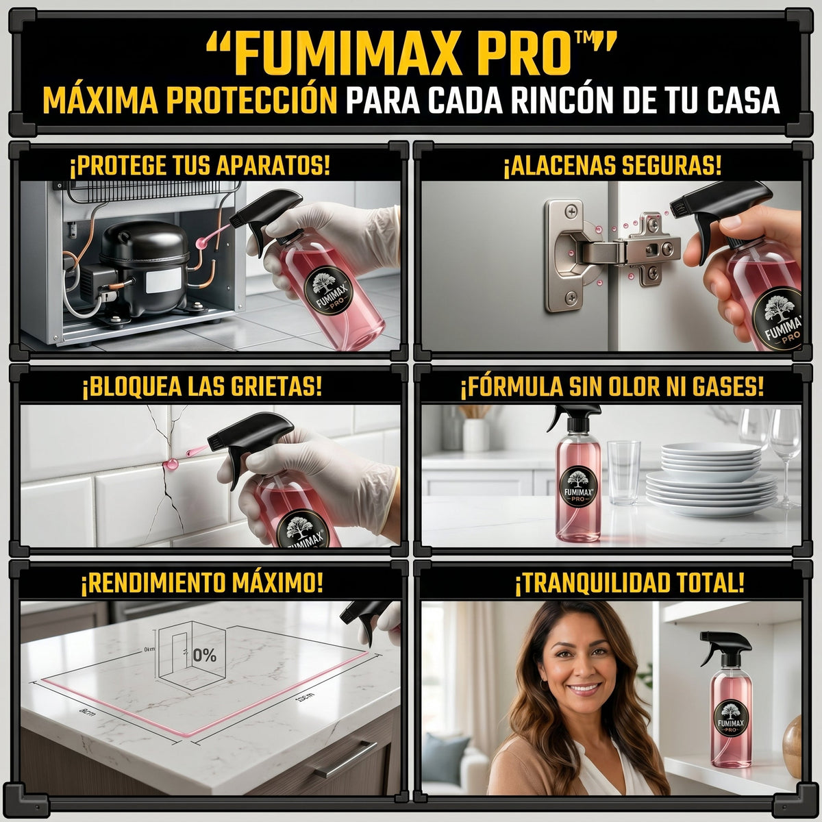 FumiMax PRO™ extermina las plagas
