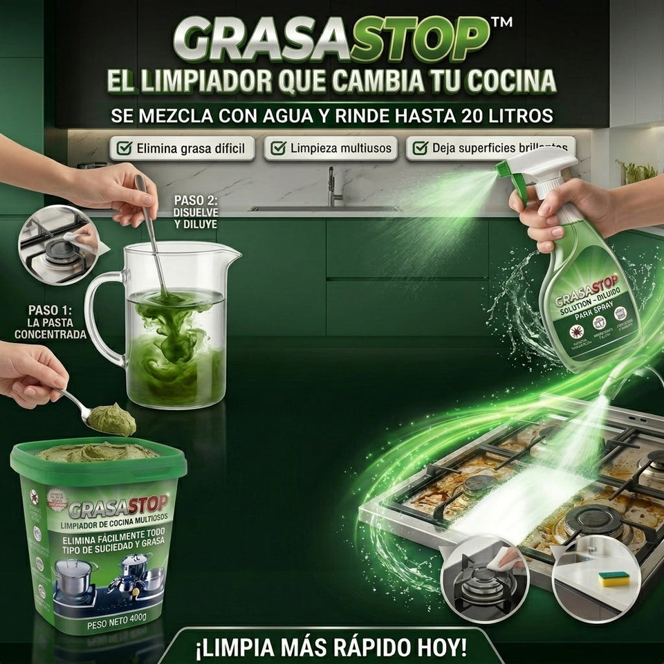 GRASASTOP™ Limpiador multiusos de cocina concentrado 2