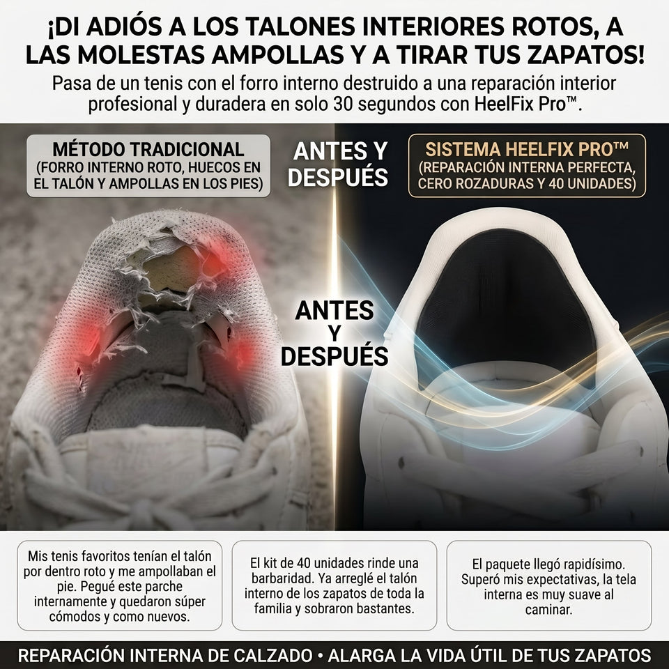 HEELFIX PRO™ Parches Autoadhesivos de Reparación Intensiva 20 Pares 1