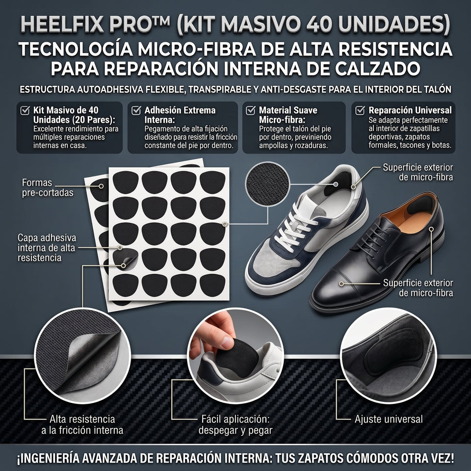 HEELFIX PRO™ Parches Autoadhesivos de Reparación Intensiva 20 Pares 3