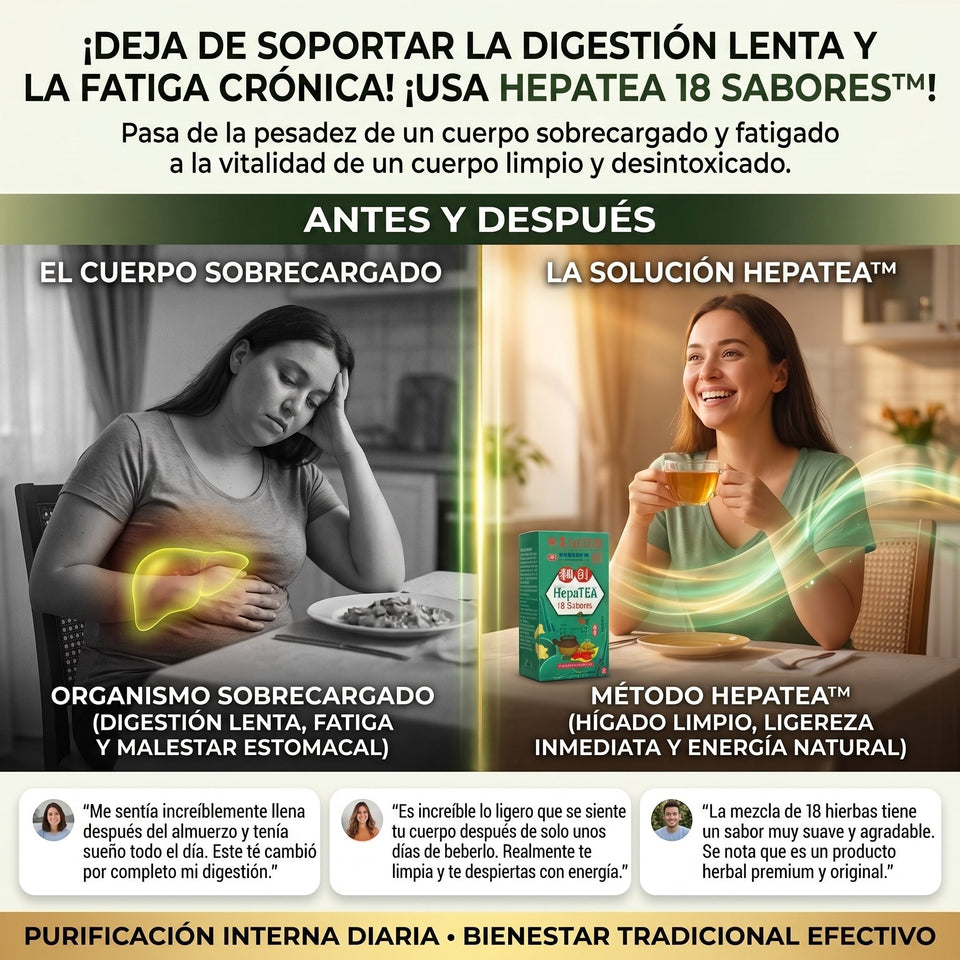 HepaTea 18 Sabores™ Té Protector Hepático Chino 1