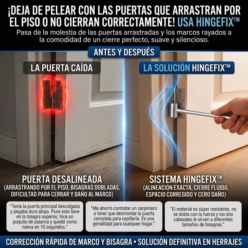 HingeFix™ Llave Especializada para Ajuste y Alineación de Bisagras 1