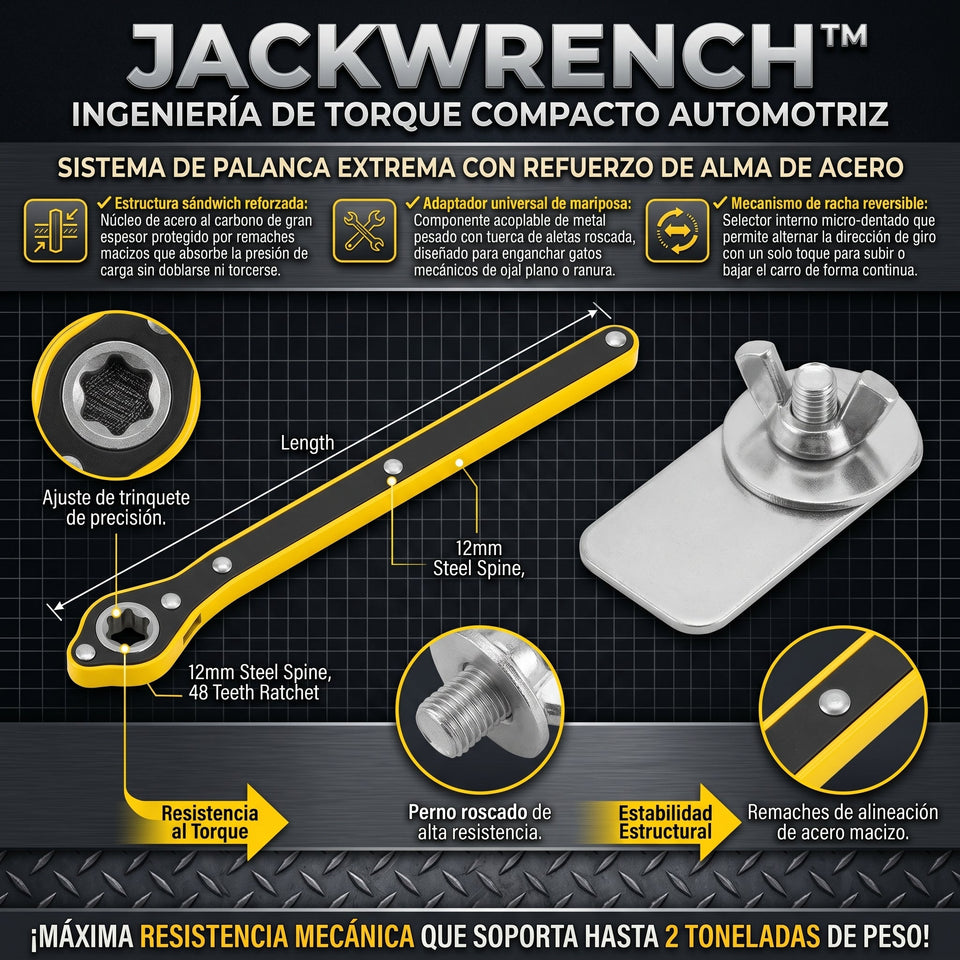 JackWrench™ Herramienta De Mango De Llave De Trinquete 2