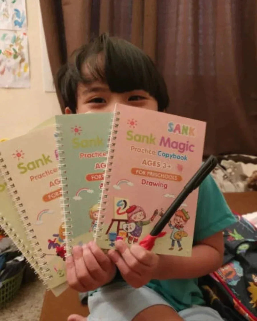 KIT con 4 Cuadernos de Caligrafía Mágica Creativa + ¡Envío Gratis! 1