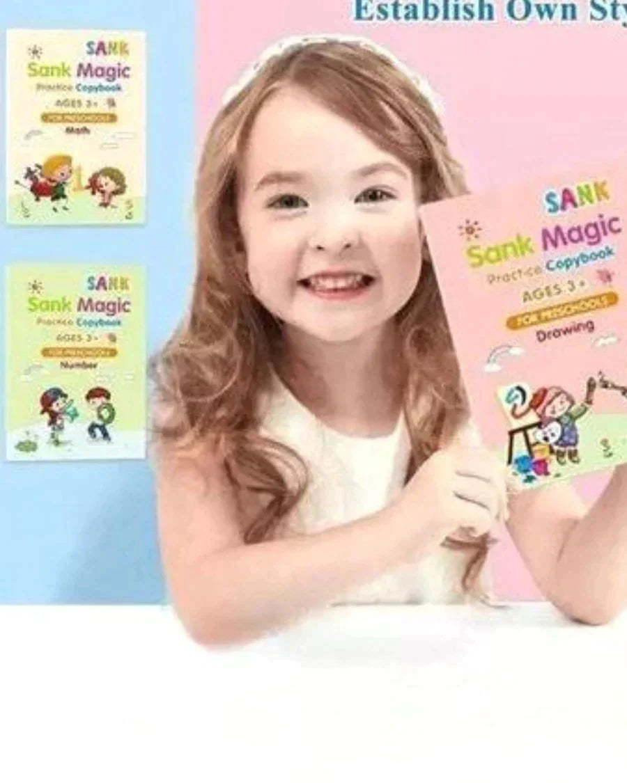 KIT con 4 Cuadernos de Caligrafía Mágica Creativa + ¡Envío Gratis! 2