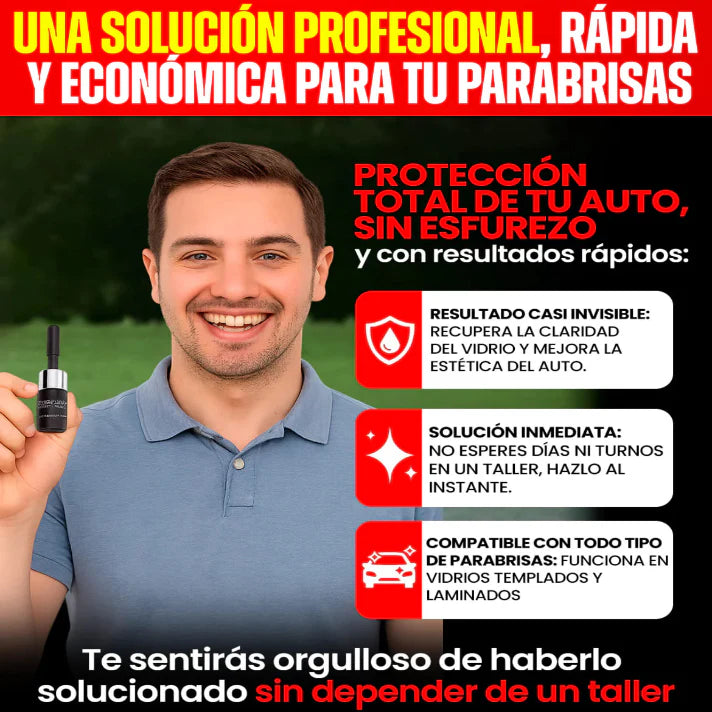 KITS  REPARADOR DE VIDRIOS + REGALOS ESPECIALES🎁 2x1 1