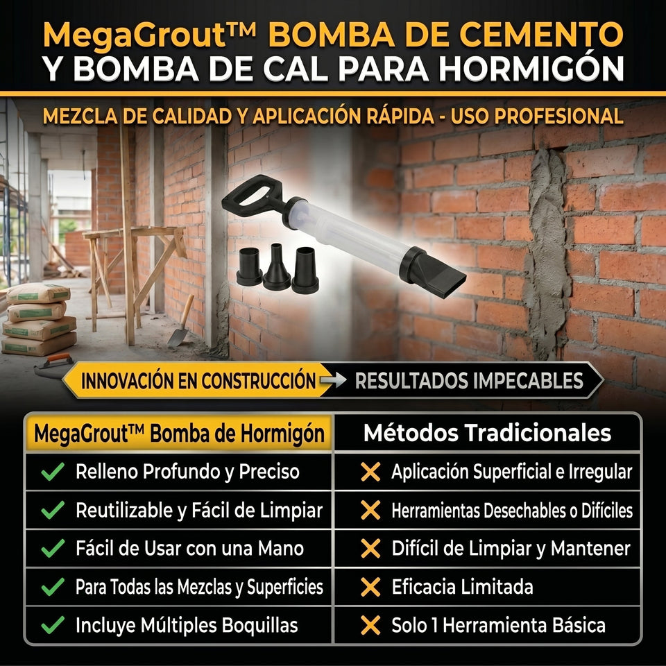 MegaGrout™ bomba de trabajo 1