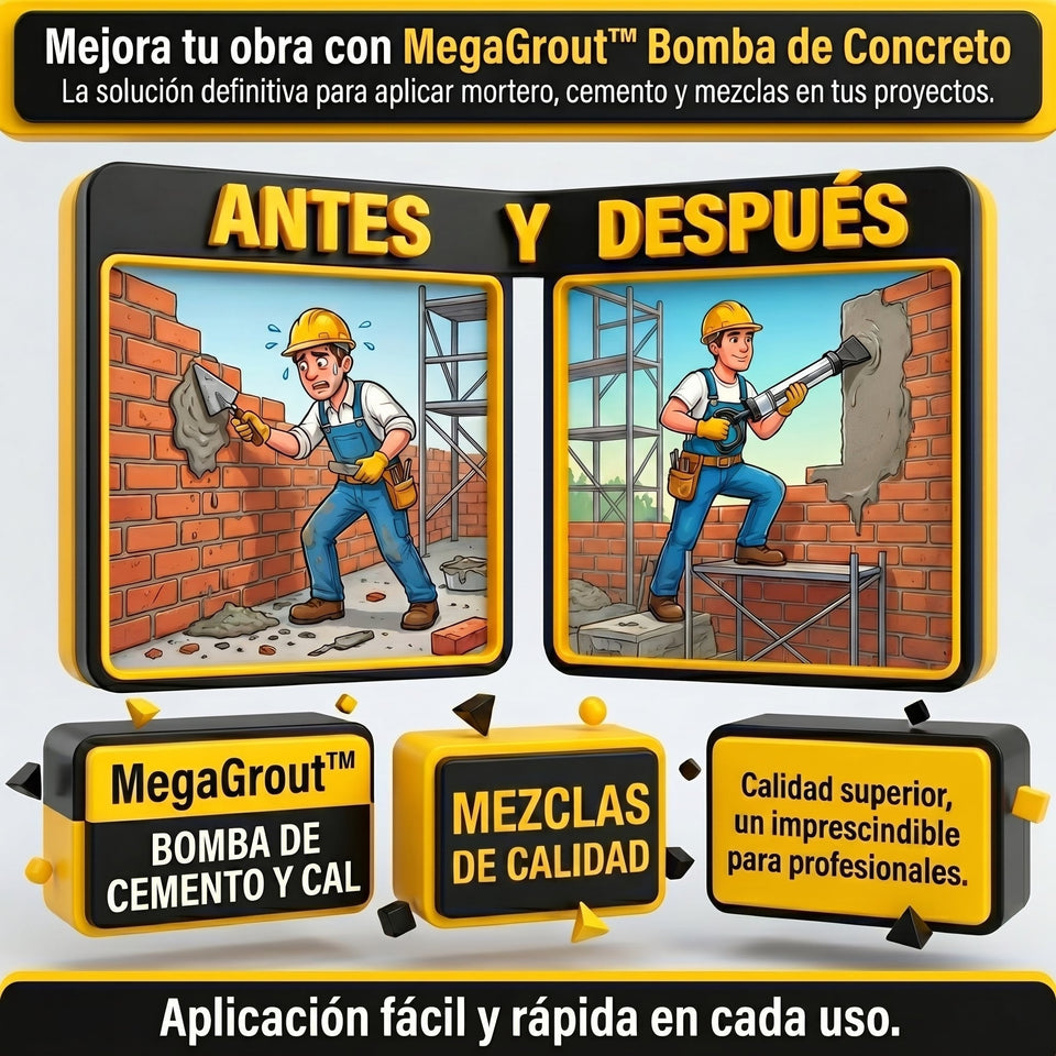 MegaGrout™ bomba de trabajo 3