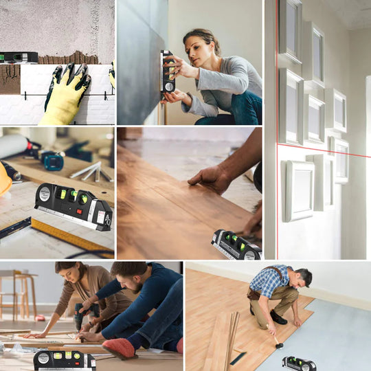 ProLáser FIXIT™ NIVEL + LASER + METRO + REGLA (4 en 1) : ¡Tus proyectos SIN ERRORES , SIN ESTRÉS! 2