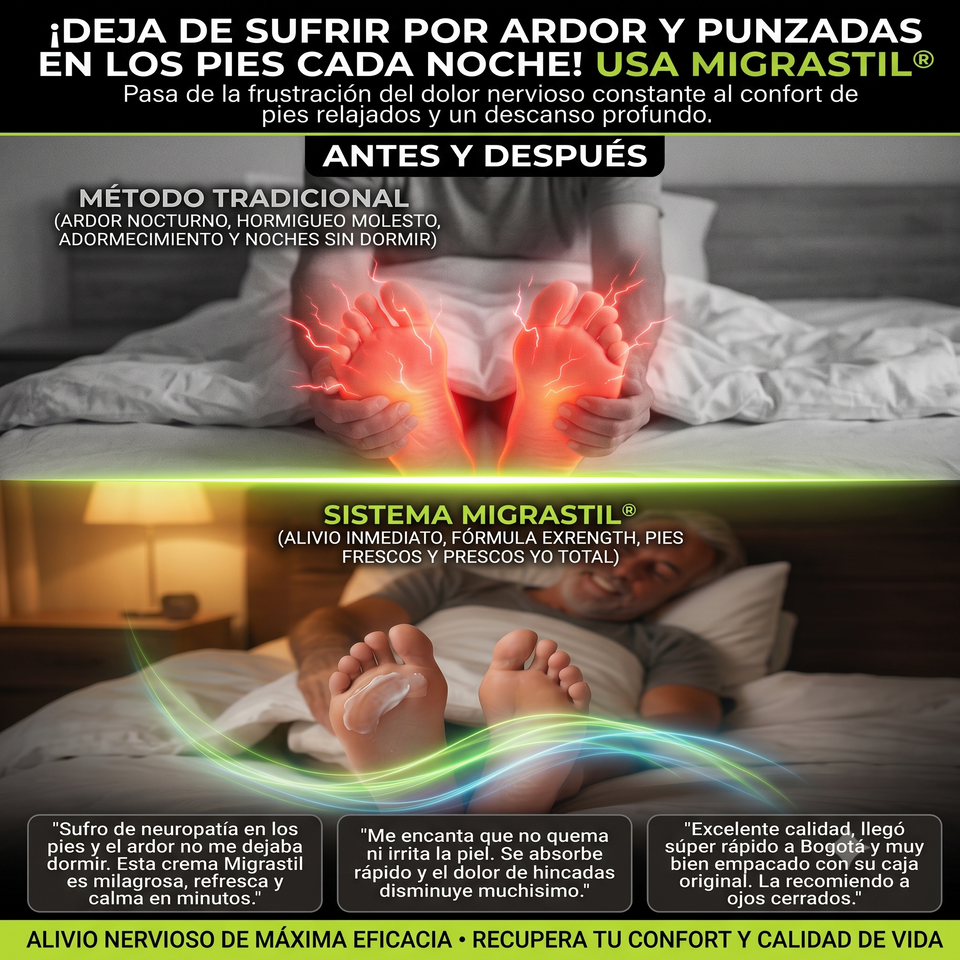 MIGRASTIL® Neuropathy Cream Alivio focalizado Contar El Dolor 2