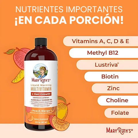 Multivitamínico líquido + Lustriva® 1