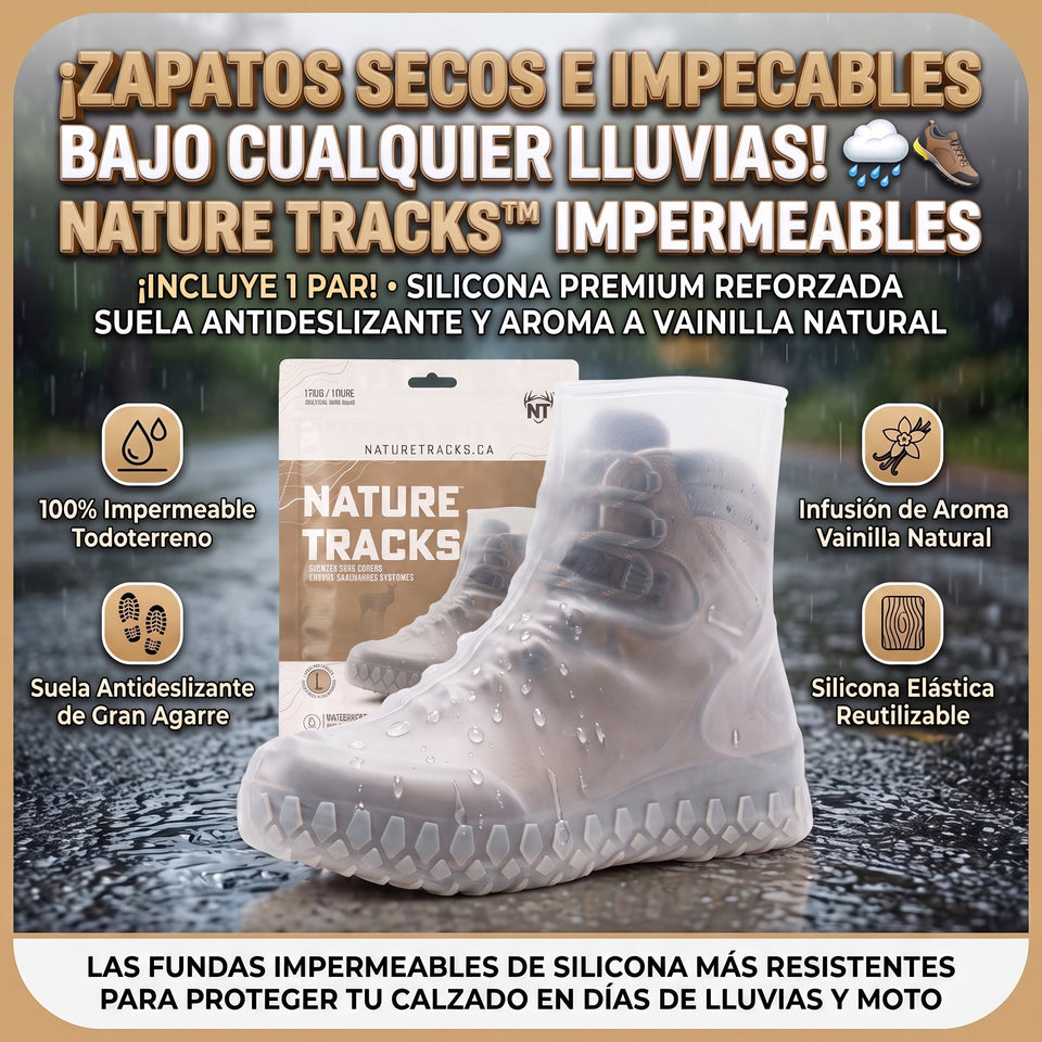 Nature Tracks™ Fundas Cubre-Calzado Impermeables de Silicona 2 POR 1 3