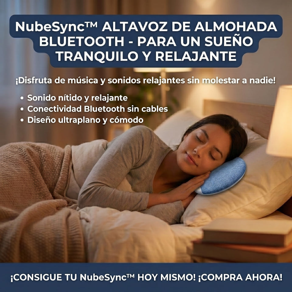 NubeSync™ altavoz de almohada potente