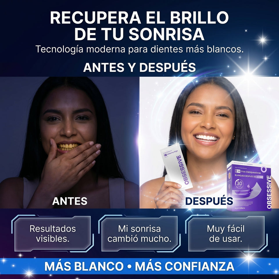 OBSESSIVE™  30 Tiras Blanqueadoras +5 de regalo 1