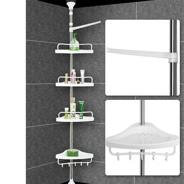 Organizador Esquinero Baño Ducha Ajuste ❌ ¡Adiós al desorden en tu baño! 1