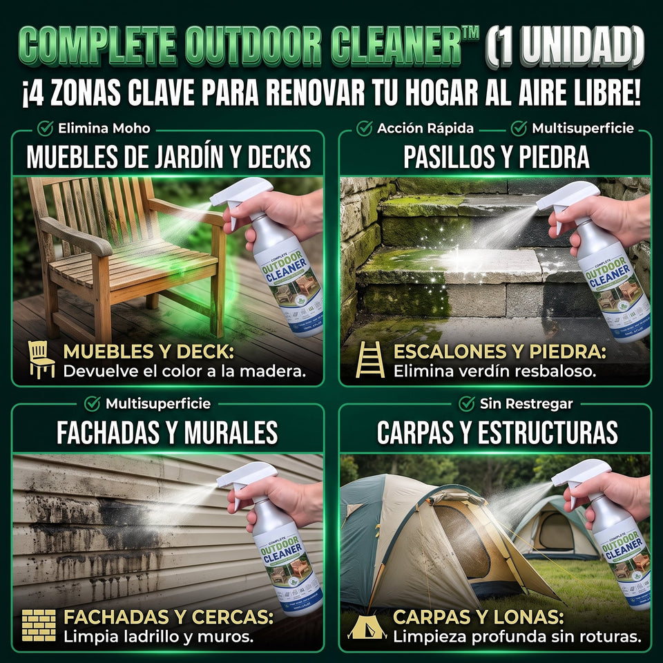 Outdoor Cleaner™ Limpiador líquido en spray para exteriores 3