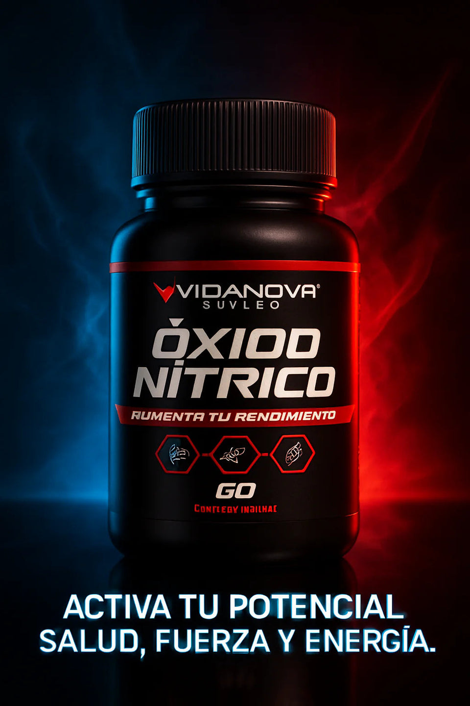 ÓXIDO NÍTRICO  Premium  - Suplemento 1000 mg