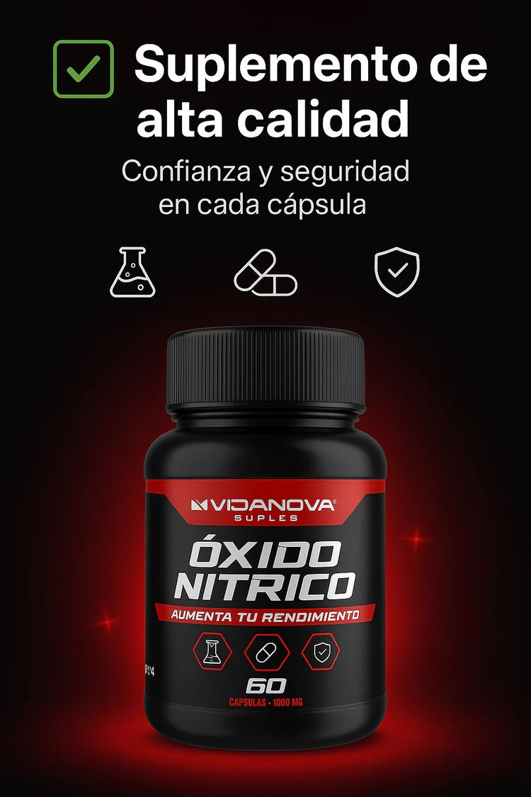 ÓXIDO NÍTRICO  Premium  - Suplemento 1000 mg 1