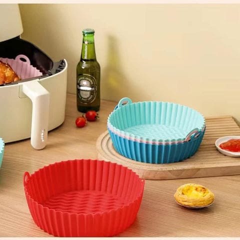 PACK DE 6 CANASTAS DE SILICONA PARA AIR FRYER 2