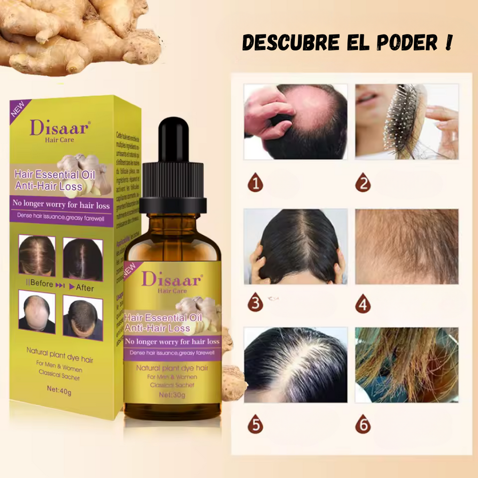 Pack Shampoo Y Serum Anticaida Jengibre DISSAR ®