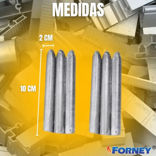PACK X 6 VARILLAS DE SOLDADURA FORNEY® 1