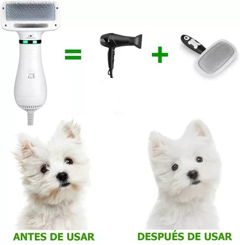 Peine + Secador + Cepillo Para Pelo 1