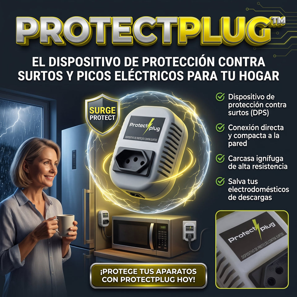 PROTECTPLUG™ Dispositivo de Protección contra Surtos Eléctricos