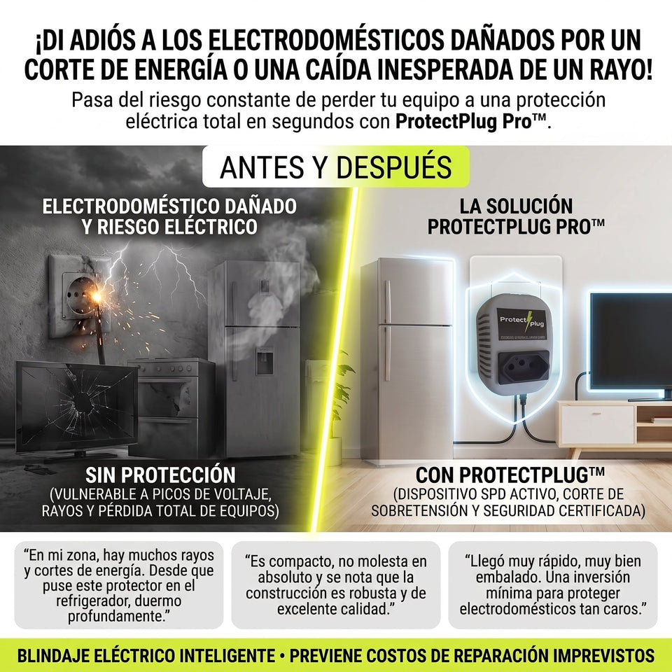 PROTECTPLUG™ Dispositivo de Protección contra Surtos Eléctricos 1