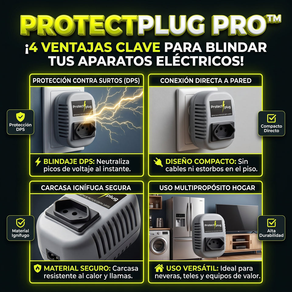 PROTECTPLUG™ Dispositivo de Protección contra Surtos Eléctricos 3