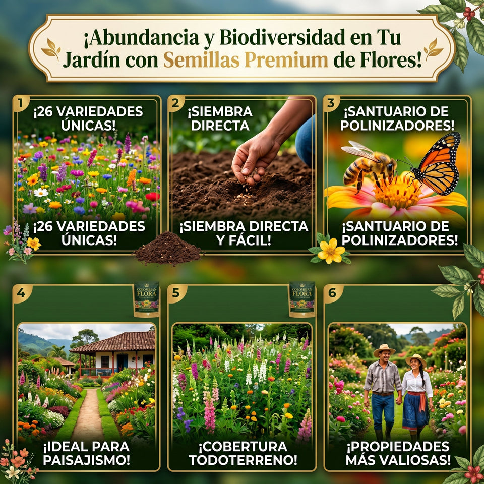 Semillas PREMIUM de Flores Mixtas 3