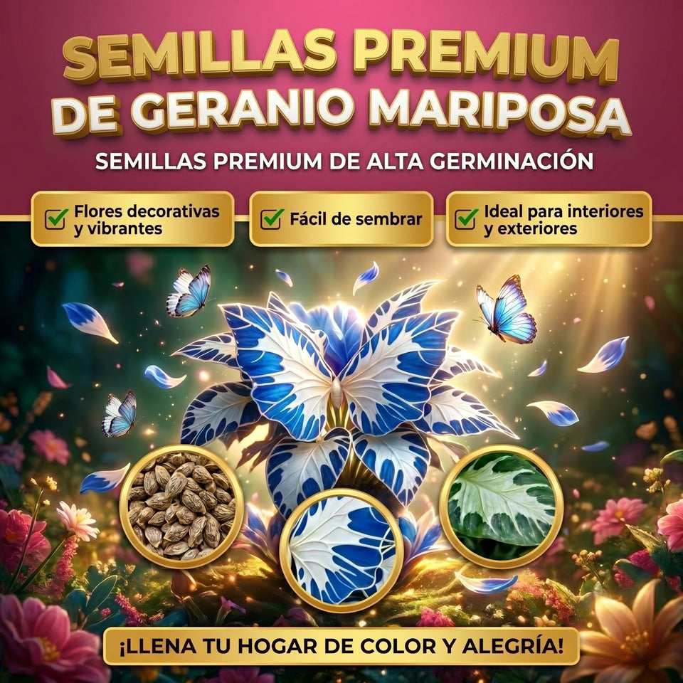 Semillas PREMIUM de Geranio Mariposa 2