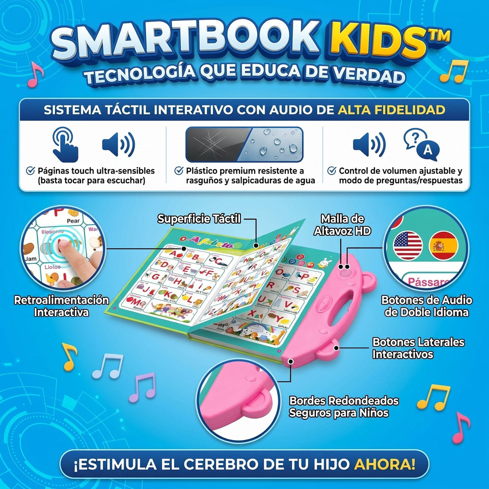 SmartBook Kids™ Libro mágico interativo español- ingles 2