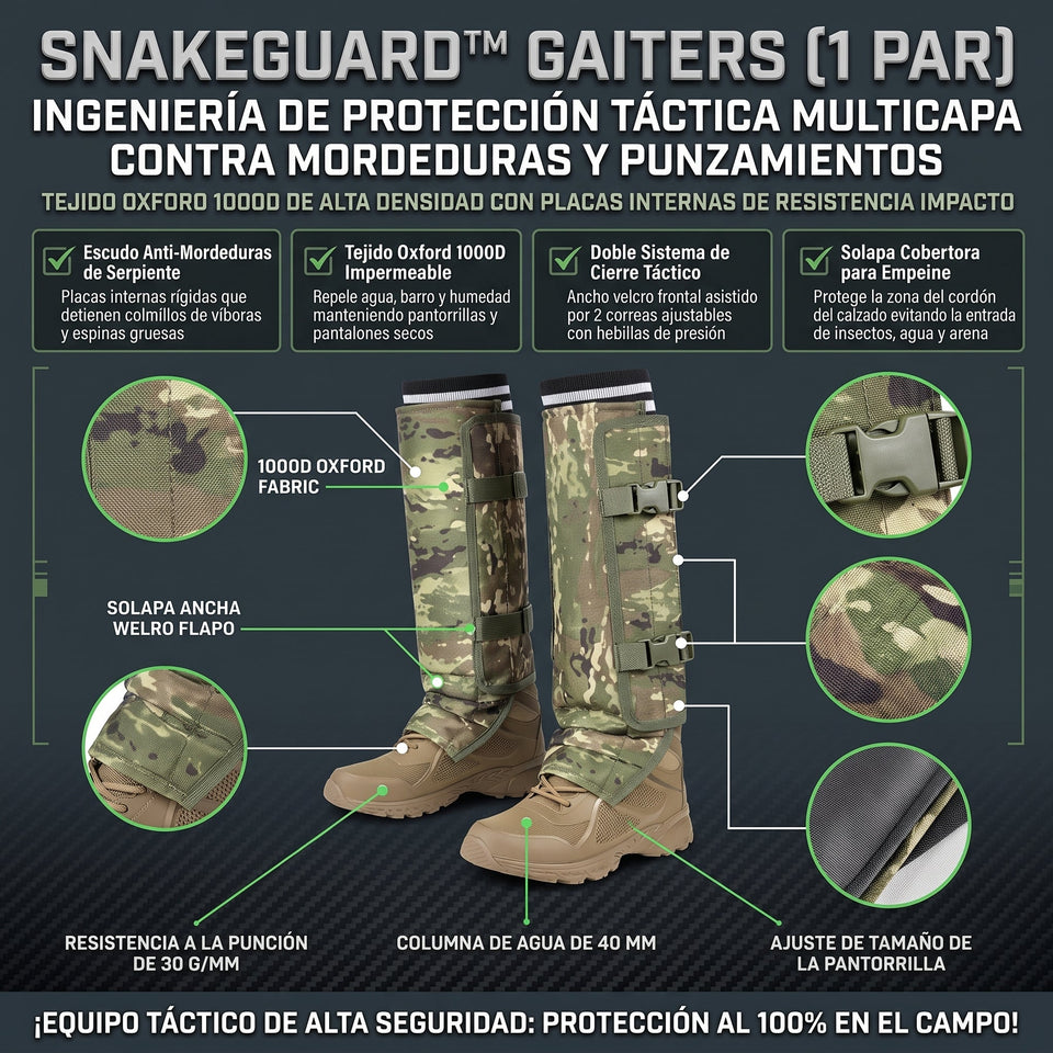 SNAKEGUARD™ Polainas Protectoras Anti-Mordeduras de Serpiente 2