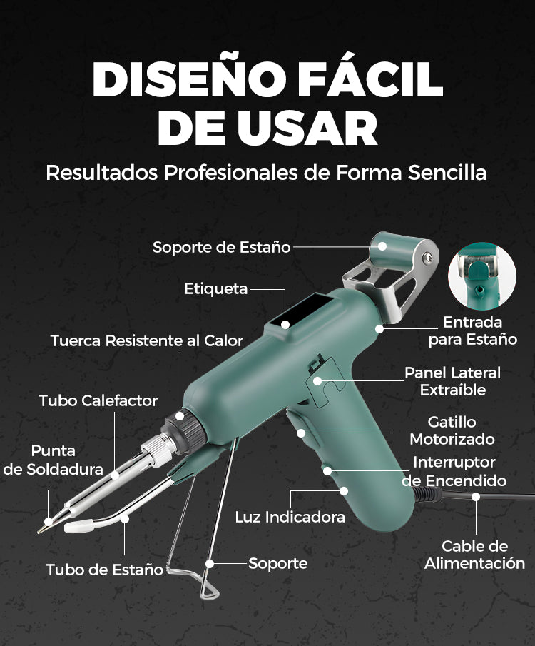 Soldador Eléctrico 80W de Alta Eficiencia 1