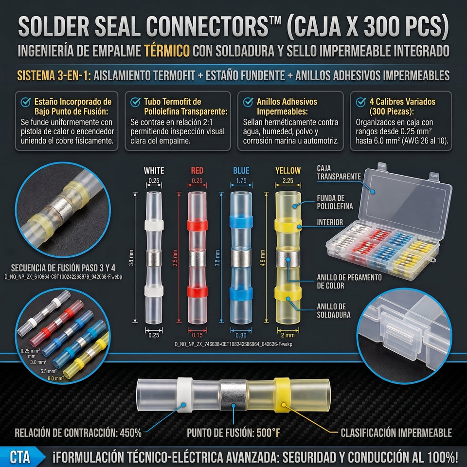 SOLDER SEAL™ Conectores eléctricos termocontraíbles 2