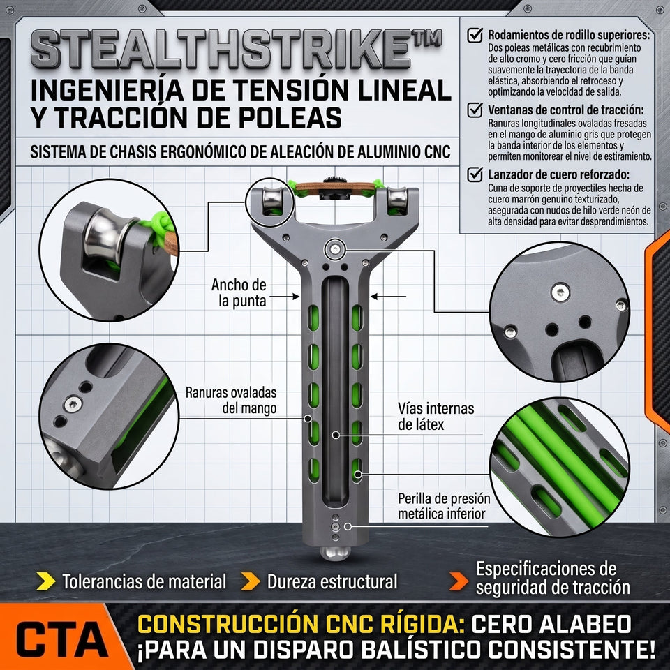 StealthStrike™ Resortera Mecánica de Alta Precisión 2