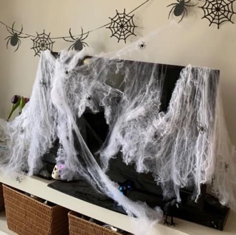 Telaraña Halloween Decoración Tela De Araña Adorno 3