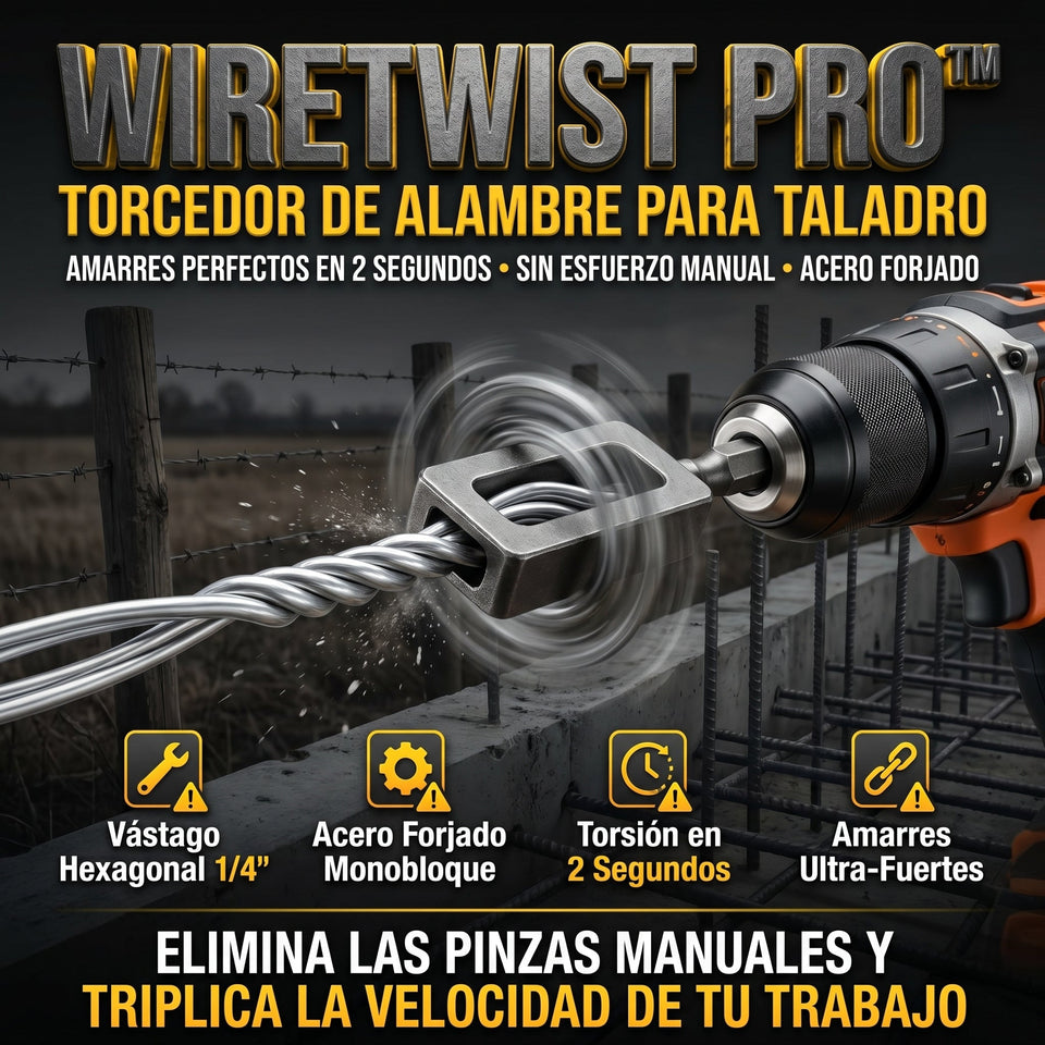 WireTwist PRO™ Herramienta Torcedora de Alambre para Taladro 1