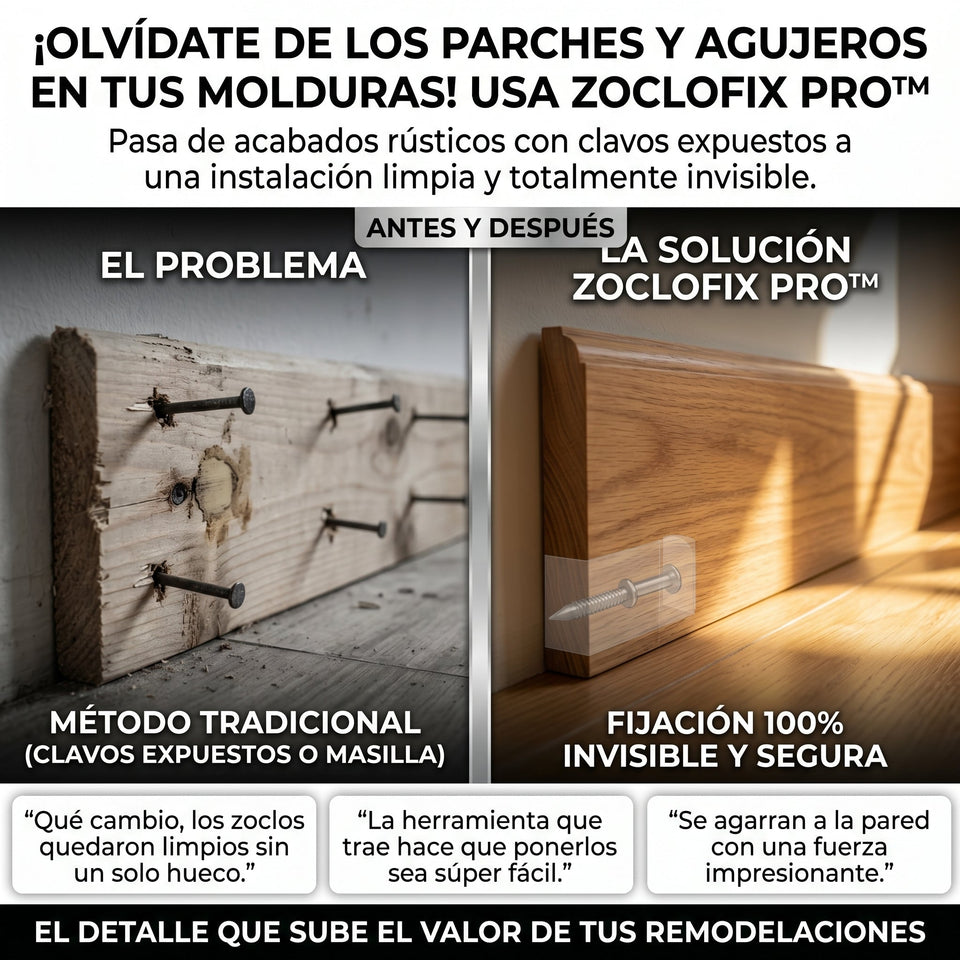 ZOCLOFIX PRO™ Clavos De Fijacion Doble x 60 unds 1