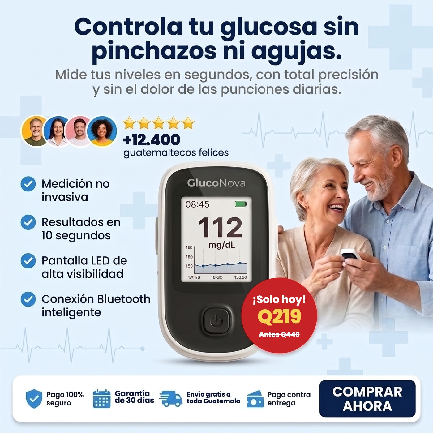 GlucoNova — Glucómetro No Invasivo