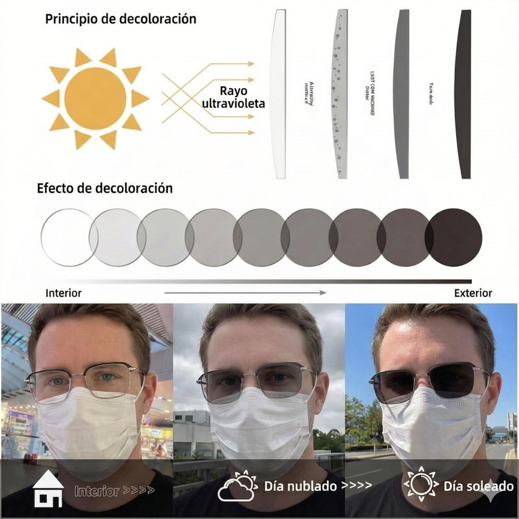 Lentes Multifocales Fotocromáticas