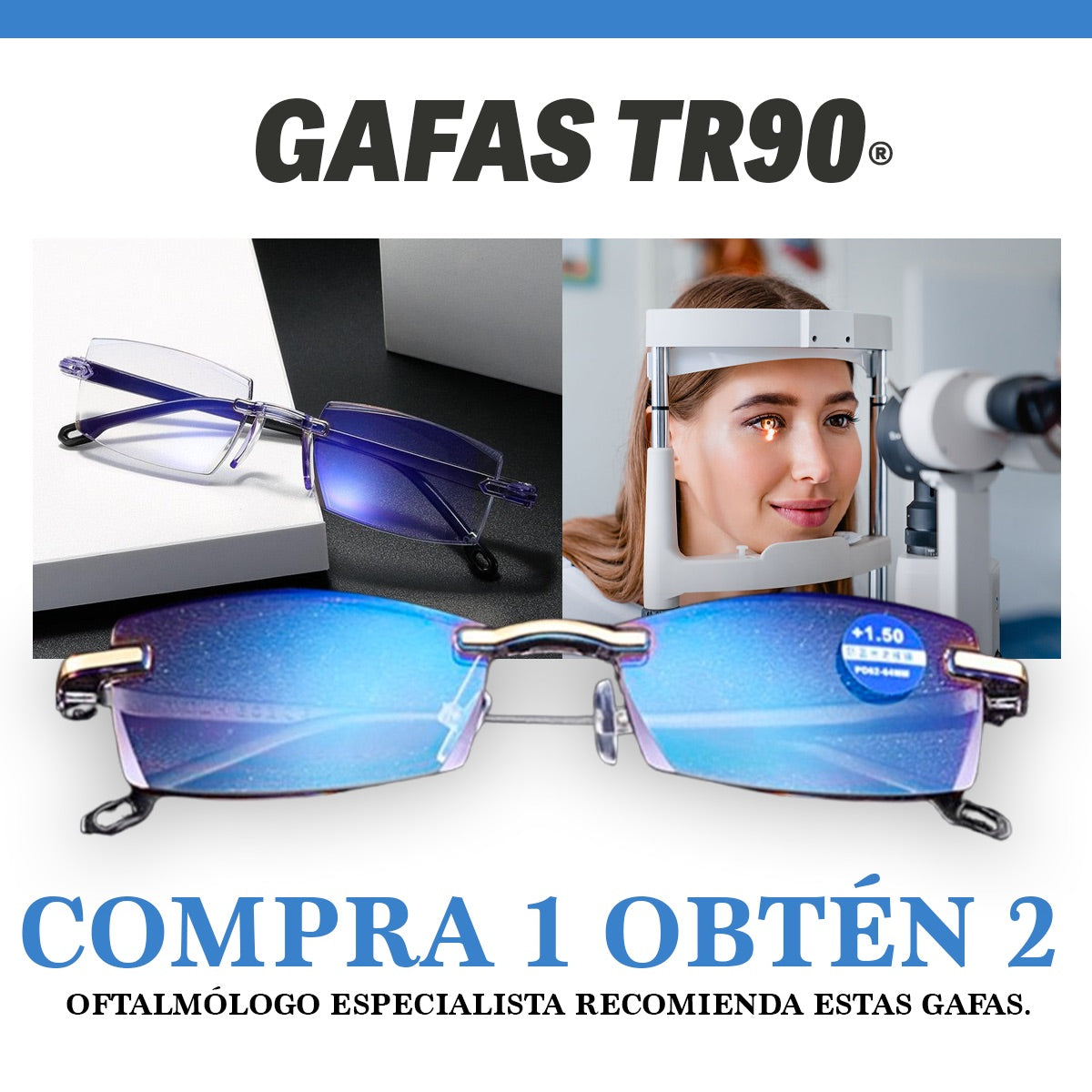 Gafas TR90 Titanium — kit de 2 pares
