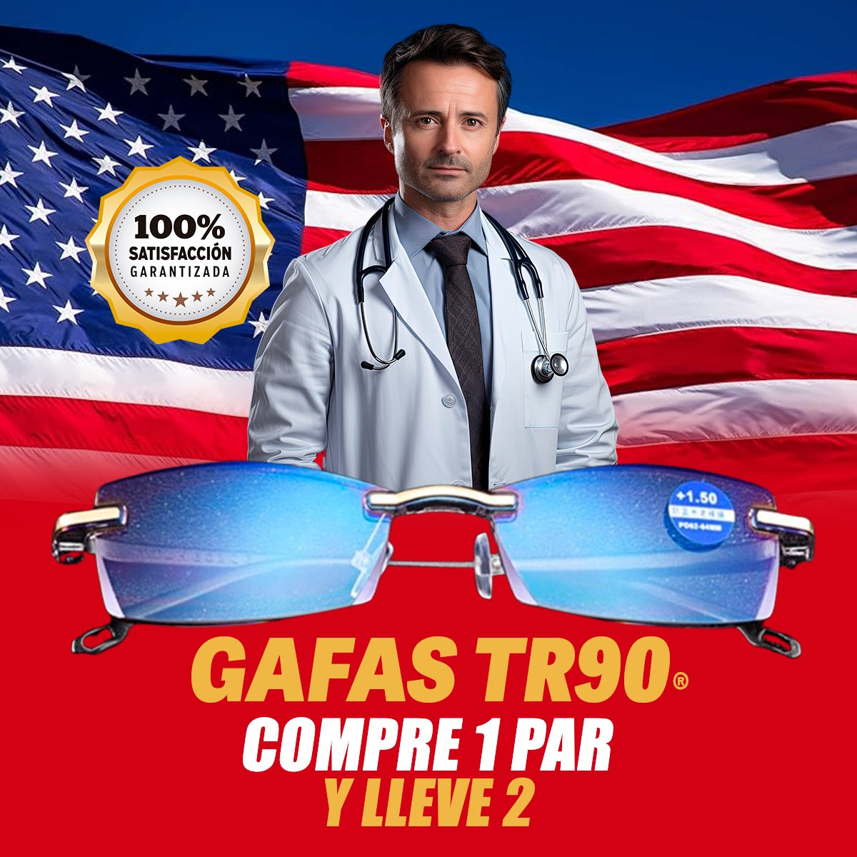 Gafas TR90 Titanium — compre 1 par y lleve 2