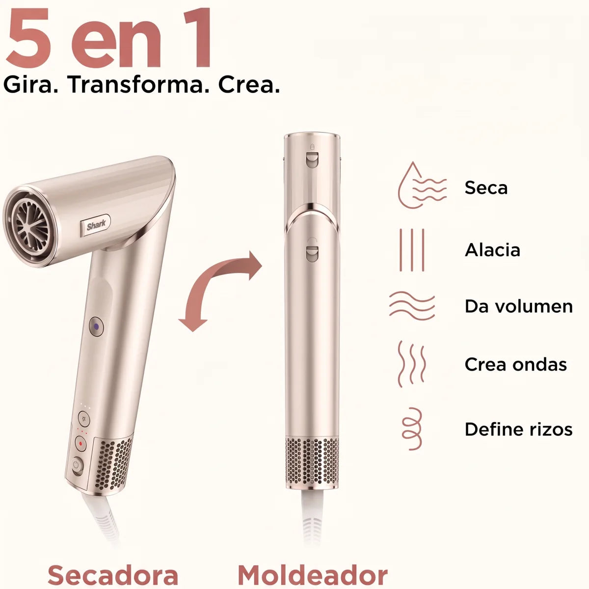 Moldeador 5 en 1 Casa Verona