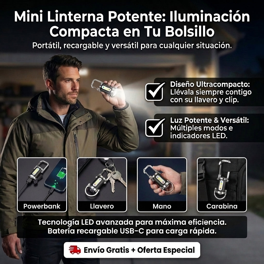 Mini Llavero Linterna