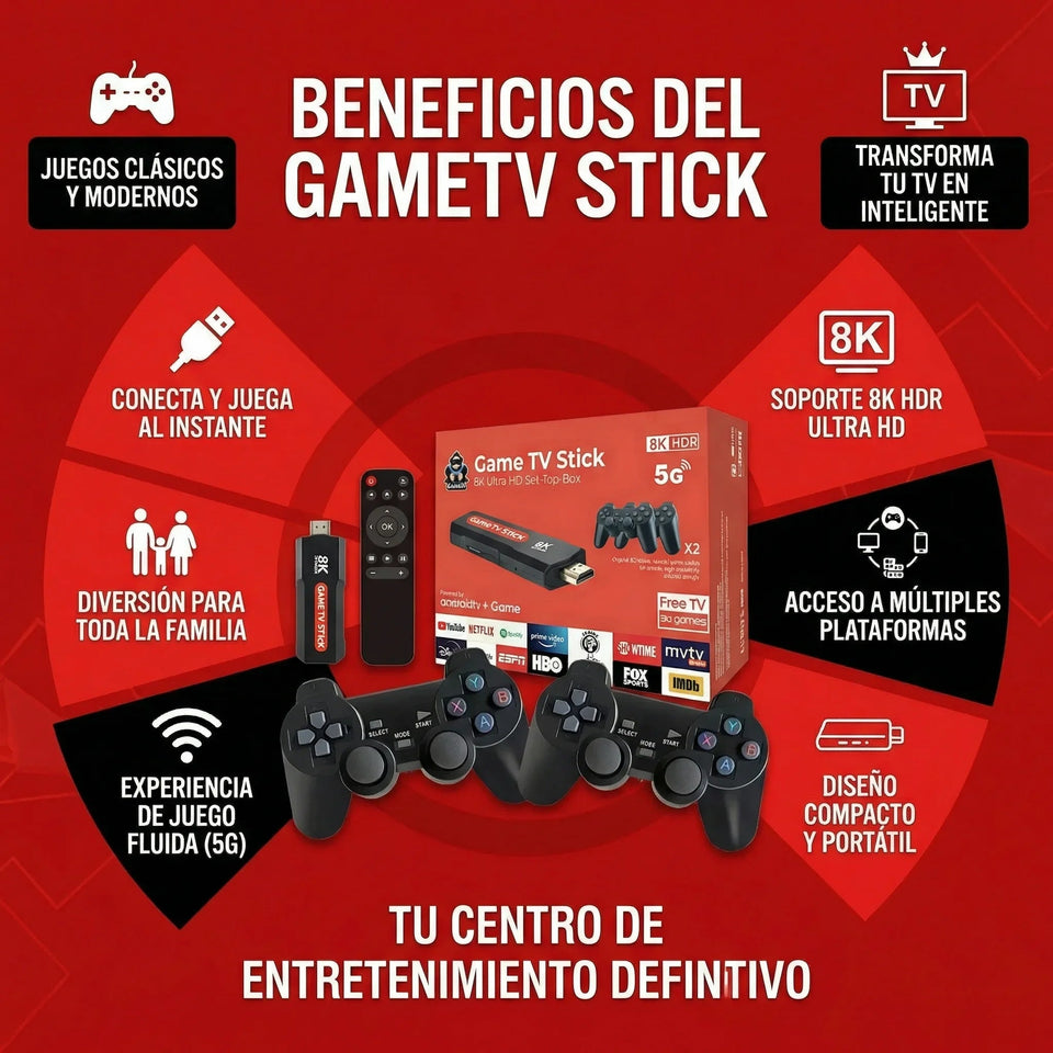 Game TV Stick: Smart TV y Consola 2
